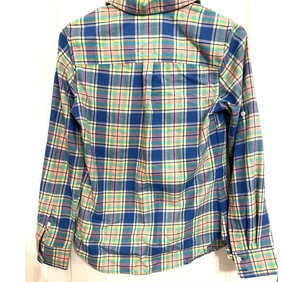 Women's Vineyard Vines 3/4 Button Down Plaid Shirt - Picture 2 of 5
